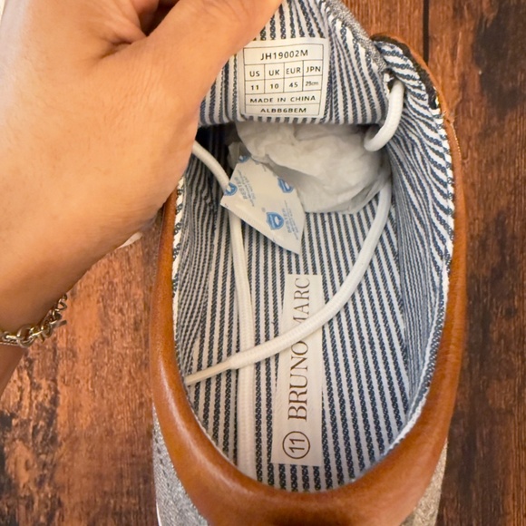 Bruno Marc men\'s casual oxford sneakers NIB main image 3